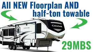 Maybe you would like to learn more about one of these? The Cougar 29mbs All New Fifth Wheel Floor Plan And It S Half Ton Towable Youtube
