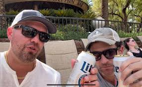 You're looking at the last two beers ever served at the Dolphin Bar at the  Mirage pool. This is Vegas history right here. Soak it in. But seriously,  these were literally the