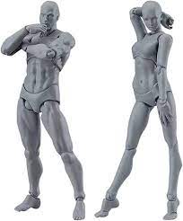 RXING Action Figure Model Human Mannequin Man and Woman Set, Drawing  Figures for Artists with Accessories Kit for Sketching, Painting, Drawing,  Artist : Amazon.co.uk: Home & Kitchen
