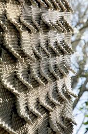 Gartenhaus Im Hinterhof Zeigt Tolle Experimente Mit 3d Gedruckten Fliesen Wohnideen Und Dekoration Gartenhaus 3d Fliesen Fassadengestaltung