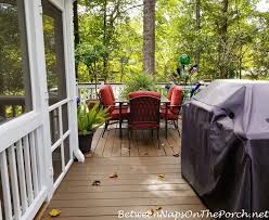 Sherwin william acrylic stain on deck. Deck Before And After With Lodge Brown Solid Stain For The Deck And Railings Between Naps On The Porch