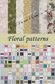 Make a floral pattern from clipart. Floral Patterns For Photoshop