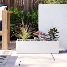 New England Arbors Vinyl Planter Box Reviews Wayfair In 2020 Planter Boxes Garden Bed Layout Garden Planter Boxes