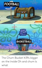 Select from a wide range of models, decals, meshes, plugins. Football Food Basketball Ke 0lo The Chum Bucket It39s Bigger On The Inside Oh And Chum Is What Basketball Meme On Me Me