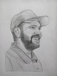 Shop for artwork by rohit sharma. Rohit Sharma Sketch Pencil Sketch Drawings Male Sketch