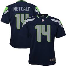 Seahawks wr throws his helmet down after dropping pass vs. Youth Nike Dk Metcalf College Navy Seattle Seahawks Game Jersey