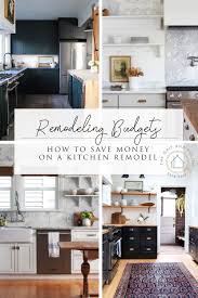 how to save money on a kitchen remodel