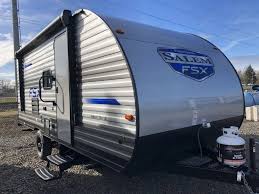 We need an ultra light travel trailer as we have an suv and don't want to upgrade to a truck at this time. New 2021 Salem Fsx By Forest River 170ss Ultralight 22 Ft Sleep 6 Only 3800 Lbs For Sale 31 800 Auto Show Sales And Finance Stock Trfsx170ss