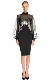 Duchess Satin Cocktail Dress With Organza Sleeves Cocktail Dress Dresses Satin Cocktail Dress