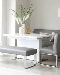 Most relevant most popular alphabetical price: Sanza White Small Gloss Extending Dining Table