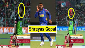 Shreyas gopal was born on 4 september, 1993 in bengaluru, india, is an indian cricketer. Shreyas Gopal Dismissed Two Biggest Batsmen Of Ipl Virat Kohli And Ab De Ipl Virat Kohli Abs