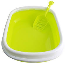 Zhhlinyuan Lightweight Plastic Cat Litter Tray Cat Toilet Litter Box Easy Cleaning Learn More By Visiting The Imag Cat Litter Litter Tray Cat Toilet Training