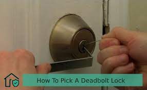 Using the short end of the wrench, insert it into the bottom of the keyhole while putting tension to the wrench handle into the direction where the lock turns. How To Pick A Deadbolt Lock A Step By Step Beginner Guide