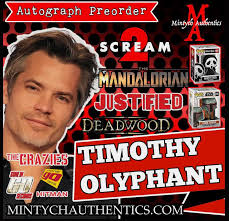 Anyone watching Alien Earth? What are your thoughts? 10/6 Is the cut off  for orders and send Ins for Timothy Olyphant  https://www.mintychauthentics.com/collections/timothy-olyphant-autograph-preorder