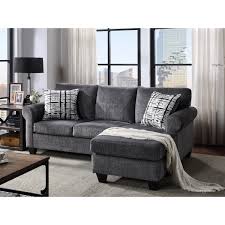 Available in classic cognac leather or gray fabric (for a steal of a price), this trendsetting couch is the simplis sofa is simple, and it's the perfect multitasking piece for a small space. Merax Upholstered Modern Linen Fabric L Shape 3 Seater Convertible Sectional Sofa For Small Space Overstock 31864561