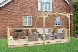 Although pergola kits are a sizable. Ultima Pergola And Patio Decking Kit 2 4 X 4 9m Forest Garden