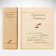 Spardose Buch Aus Holz Zur Hochzeit Mit Spruch Mit Gravur