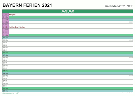 Ob sie in bayern, nrw oder hessen wohnen: Ferien Bayern 2021 Ferienkalender Ubersicht