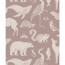 katie scott animals behang behang illustraties kinderkamer
