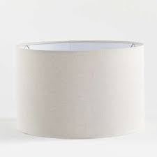 Here are 10 stylish drum lampshades that don't stray too far from a neutral, universally flattering palette. White Lamp Shades Crate And Barrel
