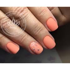 маникюр в домашних условиях на короткие ногти пошаговое фото Persikovyj Nezhnyj Manikyur Manikyur Nogti Nejl Art