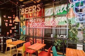 Black Real Burgers N Bar On Behance Coffee Shop Business Resturant Branding American Restaurant