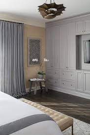 Modern bedroom design ideas inspiration designs ideas on dornob. Master Bedroom With Gray Built In Cabinets Contemporary Bedroom