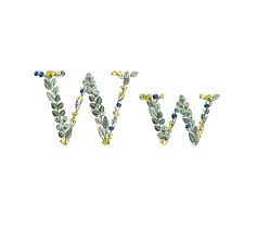 Decorative Letter W - Etsy
