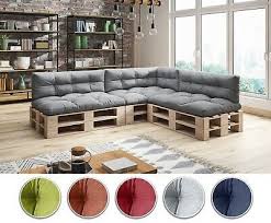 Palettenkissen Set Palettensofa Palettenpolster Sitzkissen Ruckenkissen 120x80 Ebay Paletten Kissen Palettenkissen Paletten Polster