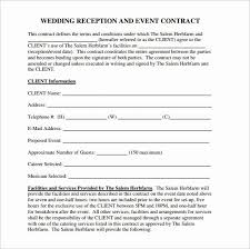 Wedding Venue Contract Template Elegant Wedding Contract Template 24 Download Free Documents In 2020 Contract Template Templates Event Planning Template