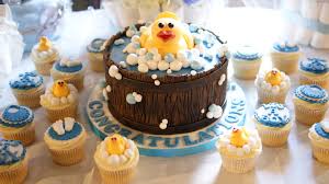 Baby Shower Cake And Cupcakes 3 Bakealous