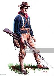 A Painting Depicting An American Soldier During The Spanish American The Spanish American War American Military History American Soldiers