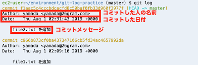 Git入門 Git Log の使い方とオプション一覧 コミット履歴を確認する 初心者向け完全無料プログラミング入門