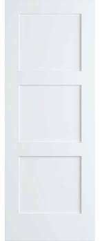 Maybe you would like to learn more about one of these? 3 Panel Shaker Passage Door Primed 24 X96 X1 375 Contemporary Interior Doors By International Door Company Fa 3341712w Houzz