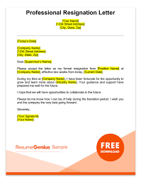 Resignation letter examples with reasons. Two Weeks Notice Letter Sample Free Download