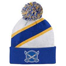 Buffalo sabres winter knit hat tassle cap hockey trapper fringe adult. Buffalo Sabres Beanies Sabres Knit Hats Winter Hats Shop Nhl Com