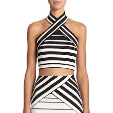 Black And White Crop Top Bec Bridge Zodiac Cropped Top Top Outfits Black And White Crop Tops Crop Top And Shorts