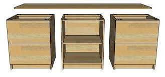 Built in desk cabinets by burrows cabinets in beech rye with briscoe doors. Diy Cabinets And An Easy Modular Home Office Desk Idea