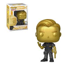 Busca la llama dorada de midas entre un depósito de chatarra, una estación de servicio y un campamento de vehículos recreativos (0/1). Fortnite Midas Funko Pop Vinyl Pop In A Box Us