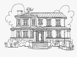 Our coloring pages are free and classified by theme, simply. Full House Coloring Pages Sketch Of Permanent House Hd Png Download Transparent Png Image Pngitem