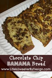 Chocolate Chip Banana Bread Life Is Sweet By Design Chocolate Chip Banana Bread Banana Chocolate Chip Chocolate Chip Banana Bread Recipe