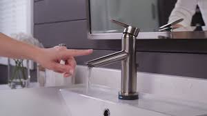 hands free delta bathroom sink faucet