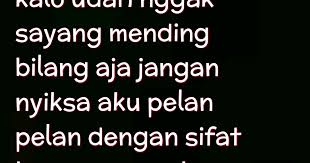 Hubungan pasangan kekasih tidak harus luput dari hal s. Gambar Kata Kata Buat Pacar Cuek Cikimm Com