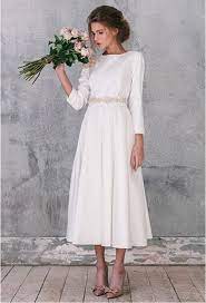 I Found Some Amazing Stuff Open It To Learn More Don T Wait Http M Dhgate Com Product Ho Wedding Dress Long Sleeve Midi Wedding Dress Wedding Dress Sleeves