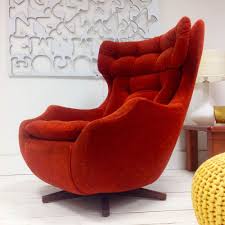 Rare Parker Knoll Statesman Chair Mid Century Swivel Lounge Chair Burnt Orange In Home Furniture Lounge Chair Mid Century Lounge Chairs Mid Century Lounge