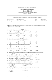 Maybe you would like to learn more about one of these? Trend Soal Uts Matematika Smk Kelas 10 Semester 2