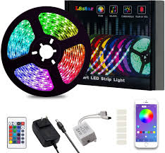 Amazon Com Led Strip Lights 16 4 Feet Led Lights For Bedroom Party And Home Decoration Home Improvement