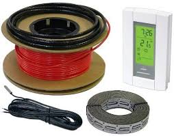 Heattech 10 20 Sqft Electric Radiant In Floor Heating Cable System 120v By Heattech 152 96 Heattech Elect Radiant Floor Heating Heated Floors Radiant Floor