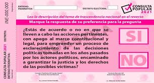 La consulta popular de este domingo sobre el posible enjuiciamiento a expresidentes contó con el 94.87 por ciento de también aseveró que hay quienes quieren interpretar la pregunta de la consulta de otra forma, pero que el ine solo preguntó lo que la suprema corte. D1dxmcpbws1sfm