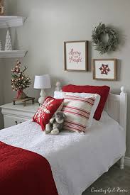Kids Christmas Bedroom Country Girl Home Blog Kids Christmas Bedroom Christmas Decor Diy Diy Christmas Decorations Easy